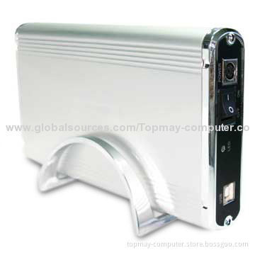 3.5-inch IDE External HDD Enclosure, Compatible with Windows 98SE, 2000 and Me OS